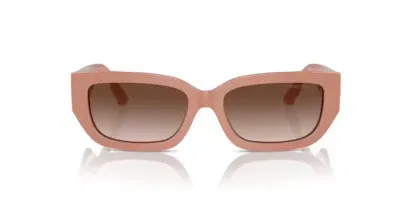 Jimmy Choo Eyewear Rectangle Frame Sunglasses In Multi