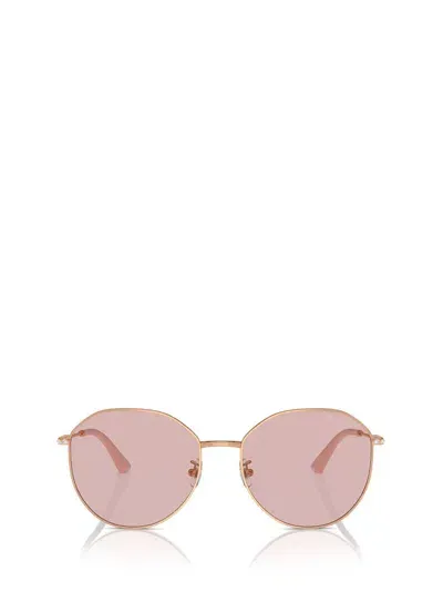 Jimmy Choo Eyewear Round Frame Sunglasses In Pink