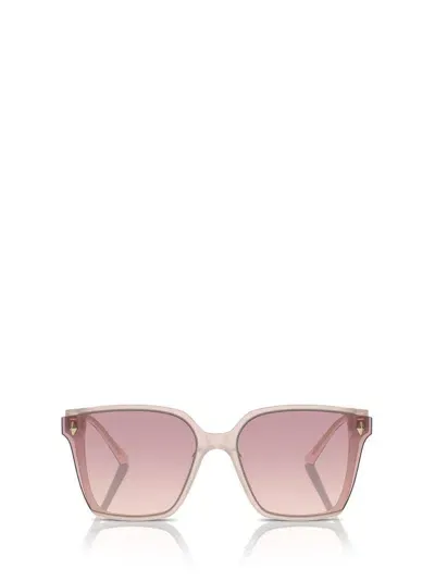 Jimmy Choo Eyewear Square Frame Sunglasses In Pink