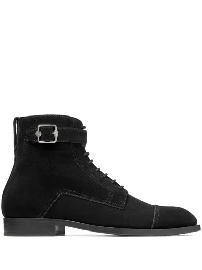 Jimmy Choo Finnion Stiefel In Schwarz