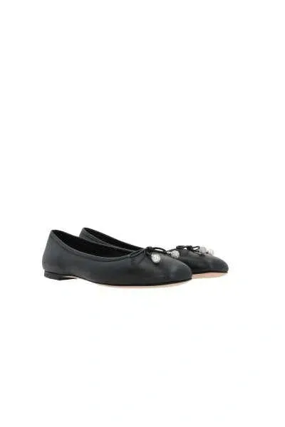 Jimmy Choo Flat Shoes In Black