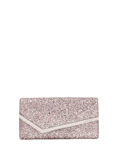 Jimmy Choo Glittered Bag In Color Carne Y Neutral