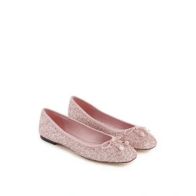 Jimmy Choo Glittery Elm Ballet In Multicolor