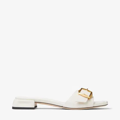 Jimmy Choo Hawke Mule Flat In Neutral