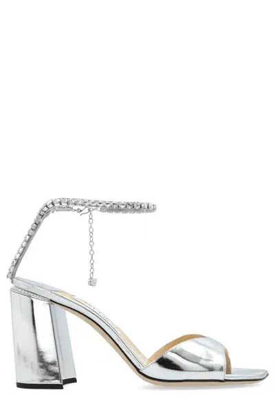 Jimmy Choo Heeled Sandals In Silver