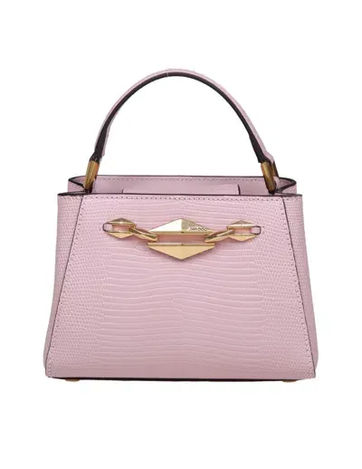 Jimmy Choo Leather Handbag In Pink