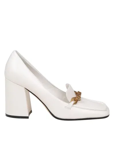 Jimmy Choo Leather Pumps In White