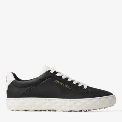 Jimmy Choo Diamond Light/m Low-top Sneakers In X Black/latte