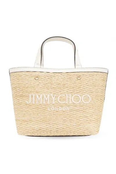 Jimmy Choo Marli Mini Shoulder Bag In Beige