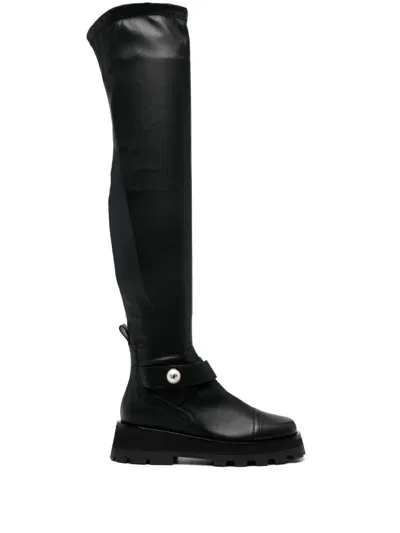 Jimmy Choo Meena Knee Boot In Black