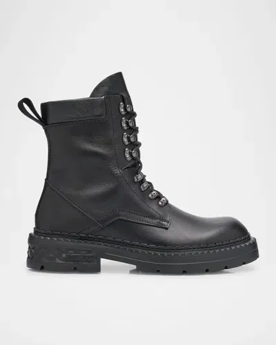 Jimmy Choo Men's Marlow Combat Boots In Black