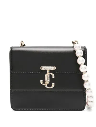 Jimmy Choo Mini Avenue Quad Shoulder Bag In Black