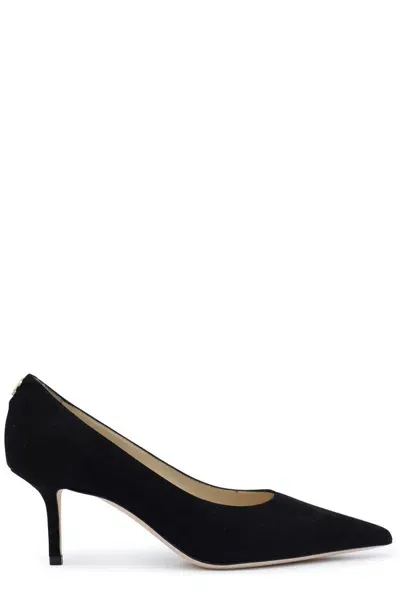 Jimmy Choo Pointed Toe Pumps In Black