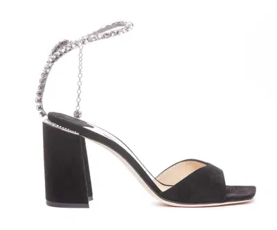 Jimmy Choo Saeda Pumps Sandal In Black