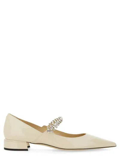 Jimmy Choo Sandal "bing Pump Flat" In Beige