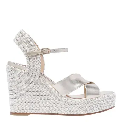 Jimmy Choo Sandals In Plata