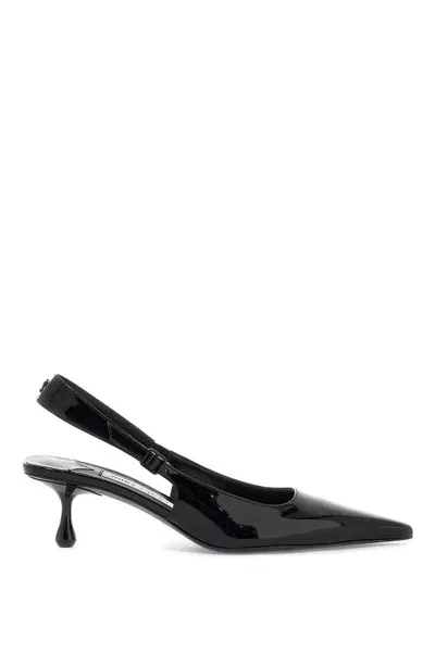 Jimmy Choo Décolleté Slingaback Amel 50 In Black