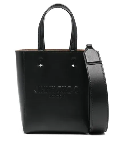 Jimmy Choo Small Lenny North-south Tote Bag In Black