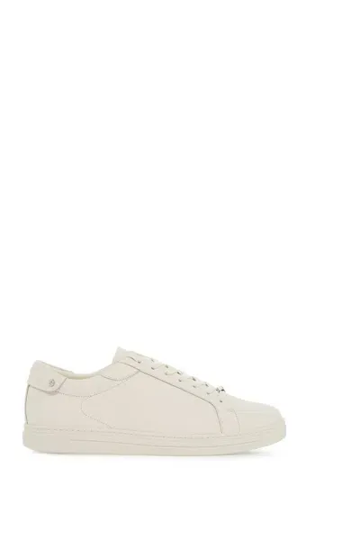 Jimmy Choo Sneakers Rome In Pelle Martellata In Sand