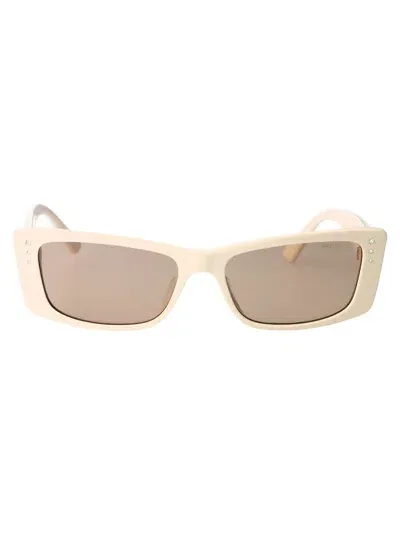 Jimmy Choo Sunglasses In 500893 White