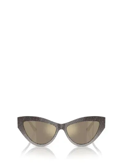 Jimmy Choo Sunglasses In Sand Gradient Glitter