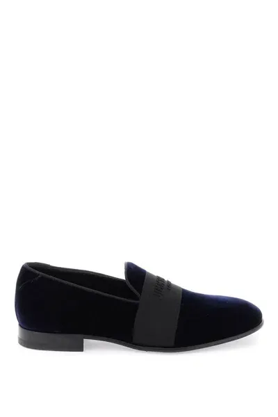 Jimmy Choo Thame Loafers In Blue