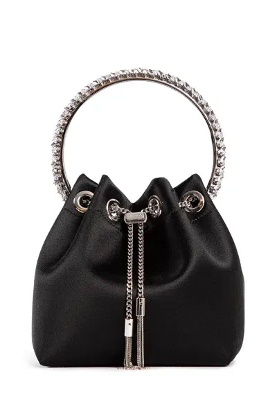 Jimmy Choo Woman Black Top Handle Bags