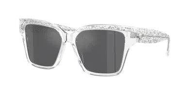 Jimmy Choo Woman Sunglass Jc5003 In Grey Mirror Silver