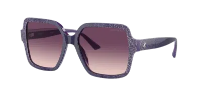 Jimmy Choo Woman Sunglass Jc5005 In Pink Gradient Violet