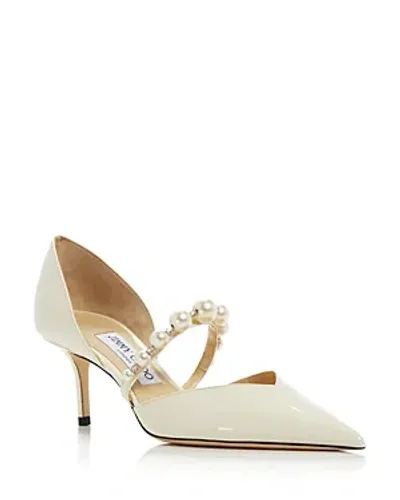 Jimmy Choo Women's Aurelie 65 D'orsay Pumps In White