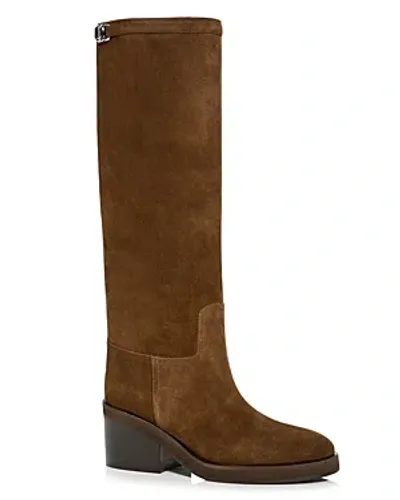 Jimmy Choo Women's Yasmin 70 Block Heel Boots In Oak