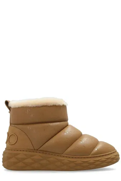 Jimmy Choo Xan Snow Boots In Brown