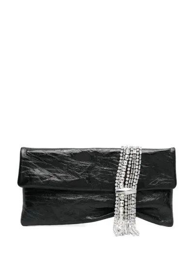 Jimmy Choo Zandra Clutch Bag In Black