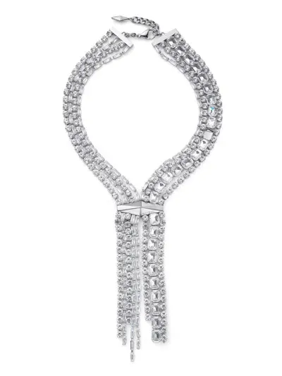 Jimmy Choo Zandra Necklace In Silber