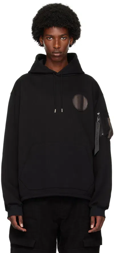 Jiyongkim Black Sun-bleached Fishtail Hoodie