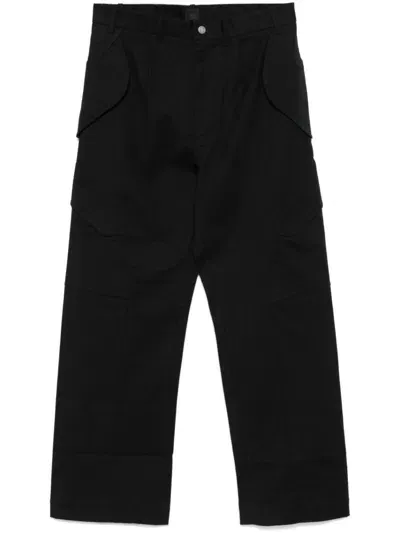 J.lal Brace Trousers In Blk0031 - Shungite Black