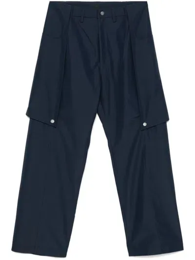 J.lal Tiller Trousers In 蓝色