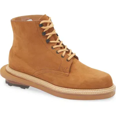 Jm Weston X Sacai Worker Boot In Brown