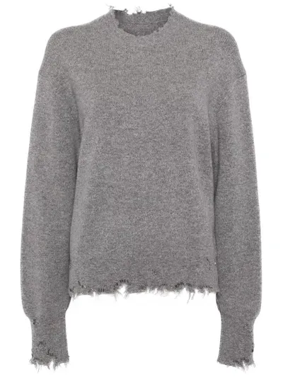 Jnby Long-sleeved Sweater In Grey