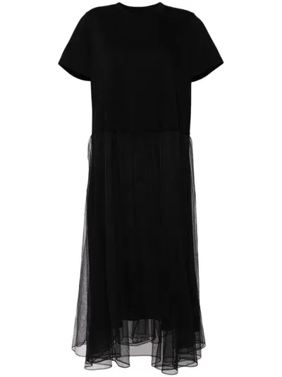 Jnby Short Sleeves Dress In Black