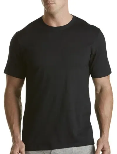 Jockey 2-pk Classic Crewneck T-shirts In Black