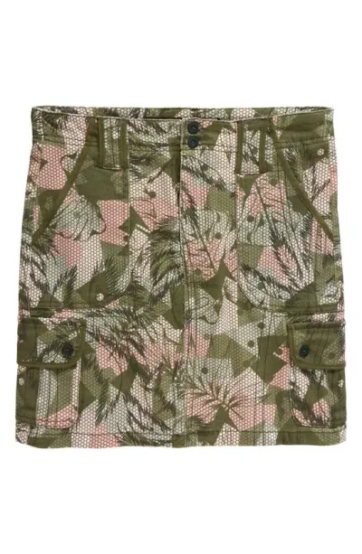 Joe's Kids' Gabby Denim Skirt In Pigeon Camo