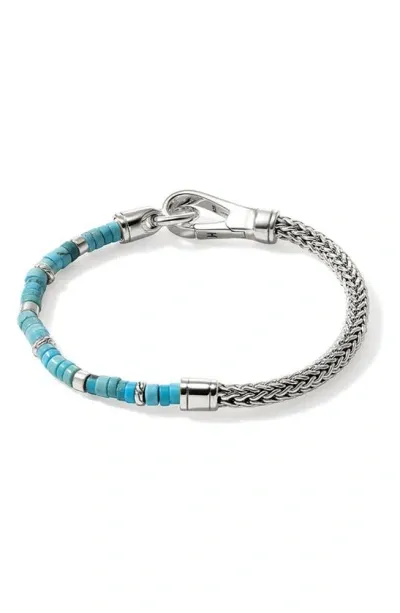 John Hardy Heishi Beaded Bracelet In Turquoise