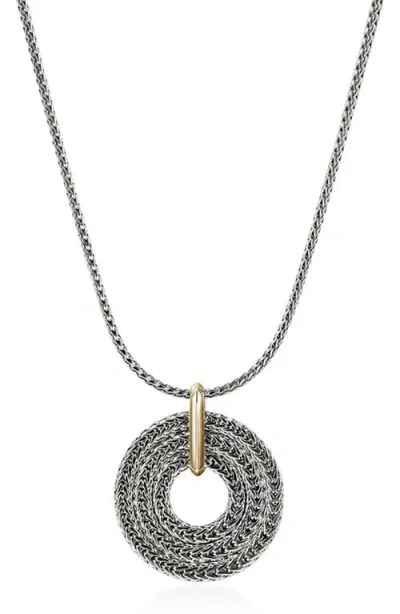 John Hardy Rata Chain Pendant Necklace In Silver