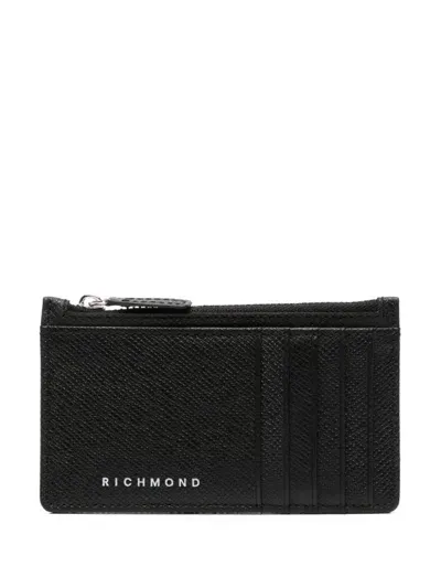 John Richmond Leather Wallet In Black