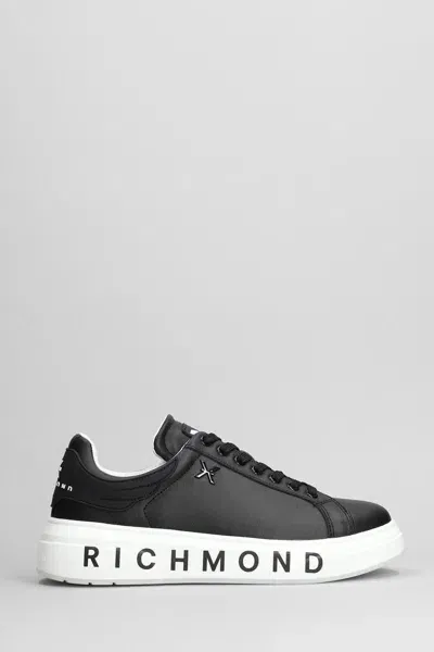 John Richmond Logo Low Top Sneaker In Black