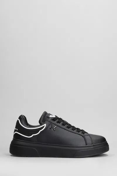 John Richmond Sneakers In Black Leather