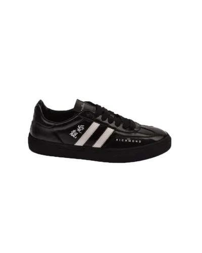 John Richmond Sneakers With Contrast Lines In Schwarz