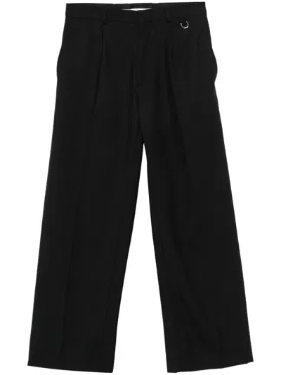 John Richmond Wool Trousers In Black