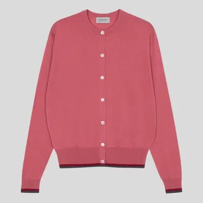 John Smedley Cardigan In Pink